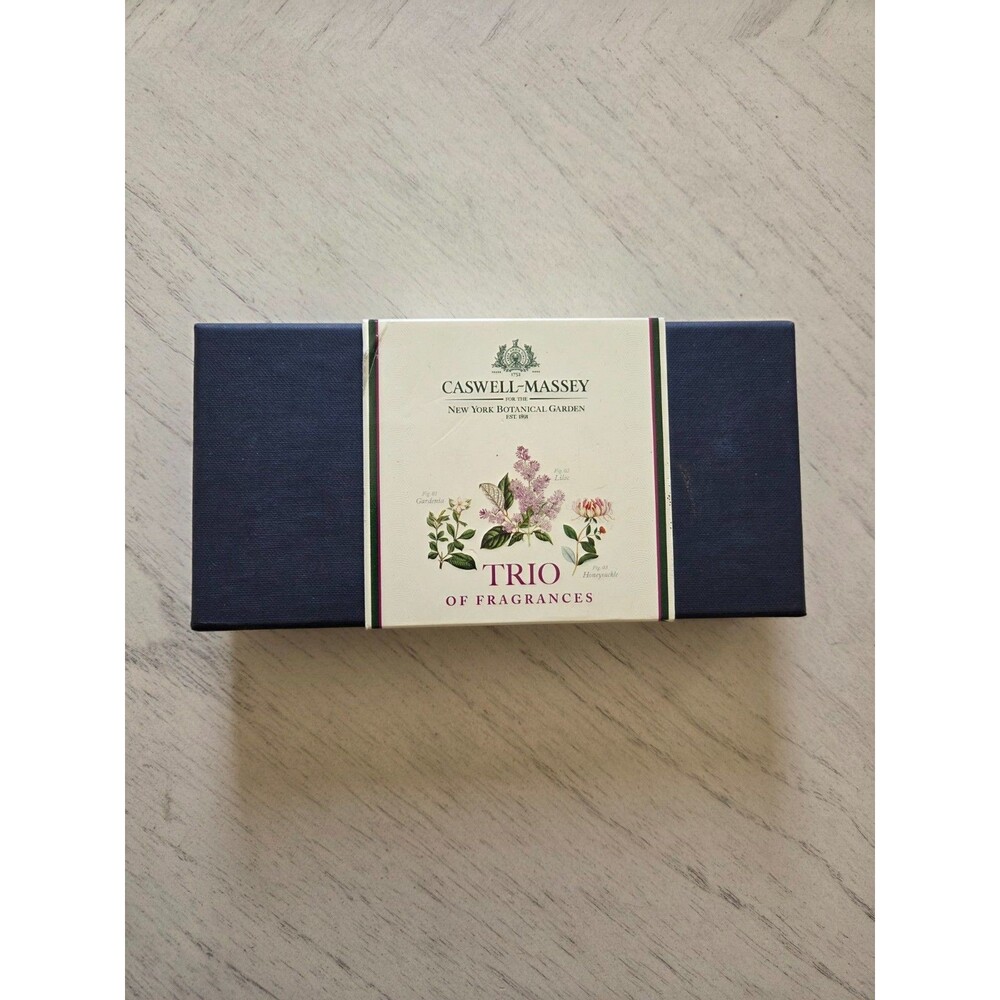 Caswell Massey New York Botanical Garden Trio of Florals Gift Soap Set
